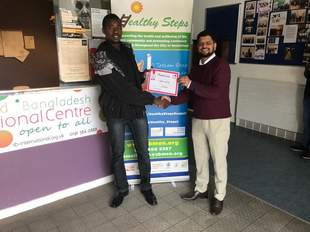 Well done done to all the volunteers! #healthysteps