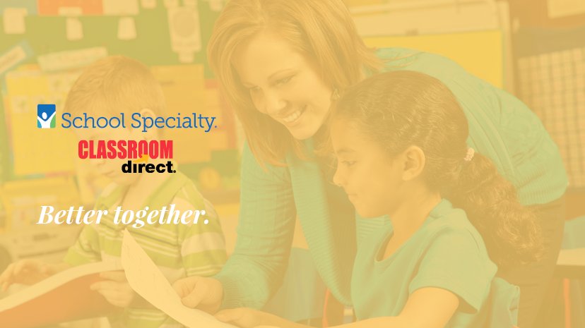 ClassroomDirect's tweet image. Follow @SchoolSpecialty for #education resources, ideas, and more!