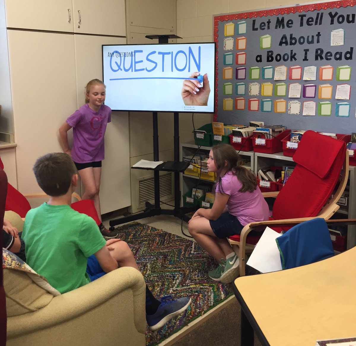 cam2016adams's tweet photo. CameronAdams students sharing content they learned and "Compass" skills they used on their projects during the PBL Celebration. https://t.co/ZzjgfW3l1N