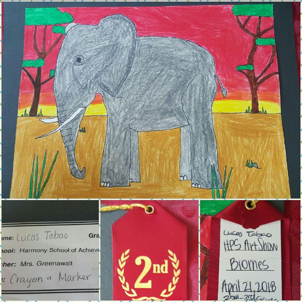 hat2009's tweet photo. Congratulations Lucas for winning 2nd Prize in the Arts Show for the Harmony Public Schools Northwest District! https://t.co/1CN11OKykP