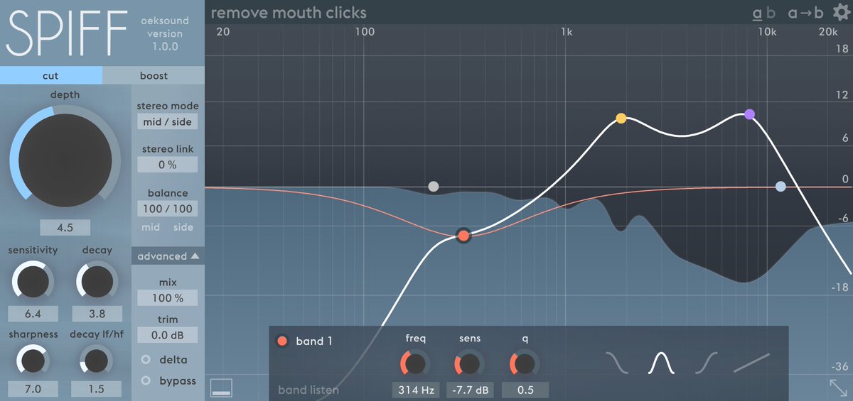 simonduggal's tweet photo. Big thanks to the team at OEK Sound for giving me their latest plugin Spiff :-) #spiff #oeksound #audio #plugin #recording #mixing #mastering #transientcontrol #vocals https://t.co/T50ILUfit3
