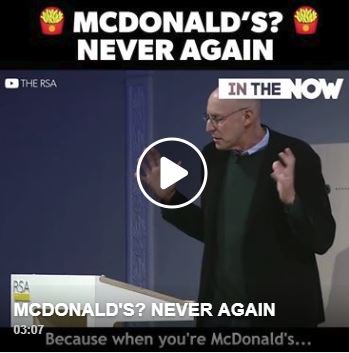 StopCorpAbuse's tweet photo. Michael Pollan reminds us of the devastating cost of industrial ag, and McDs role in it through the story of the McDs french fry. Want to do something about it? Fight back against Big Ag, support our allies at @ToxicTaters. https://t.co/goUiQQEZXf https://t.co/6Fzg8MDjaU