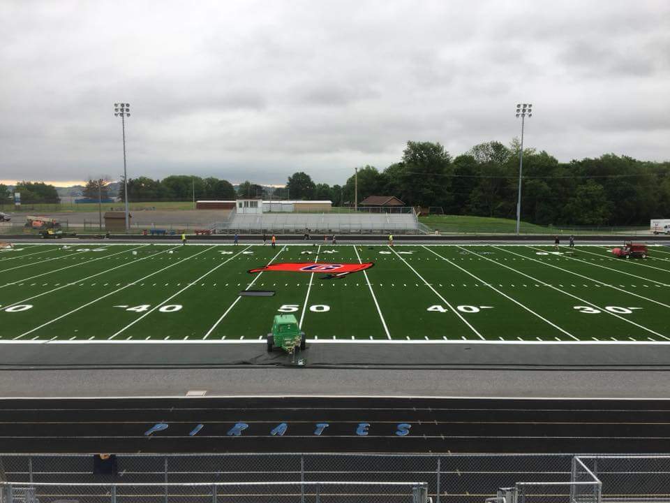 btsohio's tweet photo. #Garaway Football Field is really starting to come together. @GarawayAthletic https://t.co/Lnw8VUvQHy