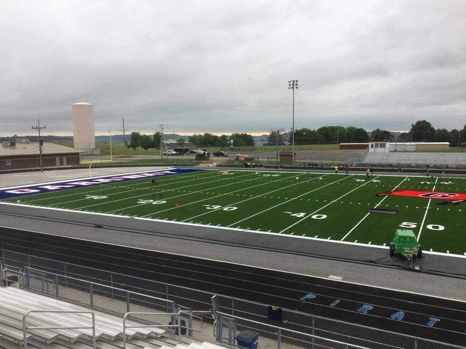 btsohio's tweet photo. #Garaway Football Field is really starting to come together. @GarawayAthletic https://t.co/Lnw8VUvQHy
