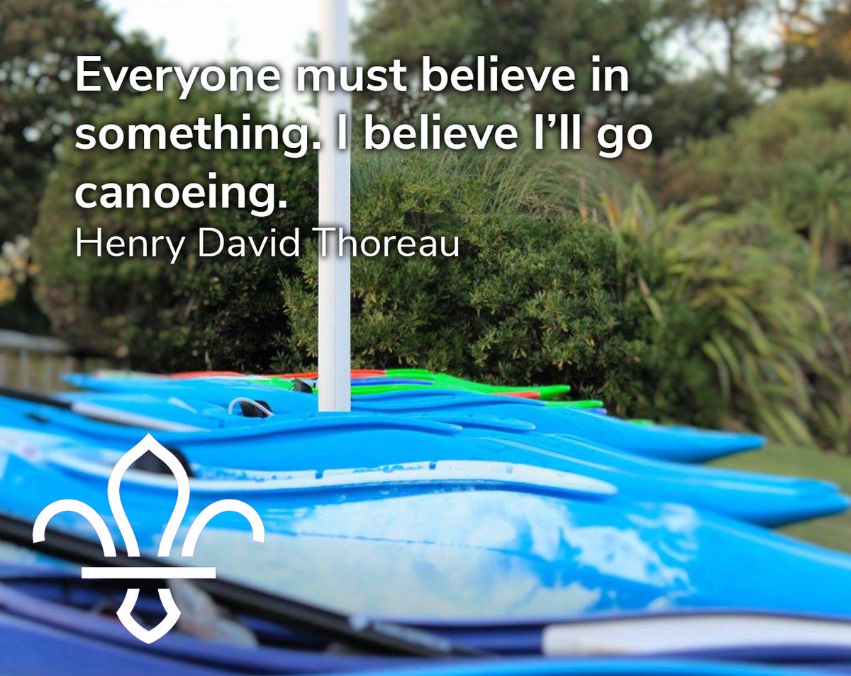 It's the weekend, so maybe see you on the water! #OutWithScouts #SeaScouts #Believe <a href="/PyranhaKayaks/">Pyranha Kayaks</a> @UKScouting #SkillsForLife