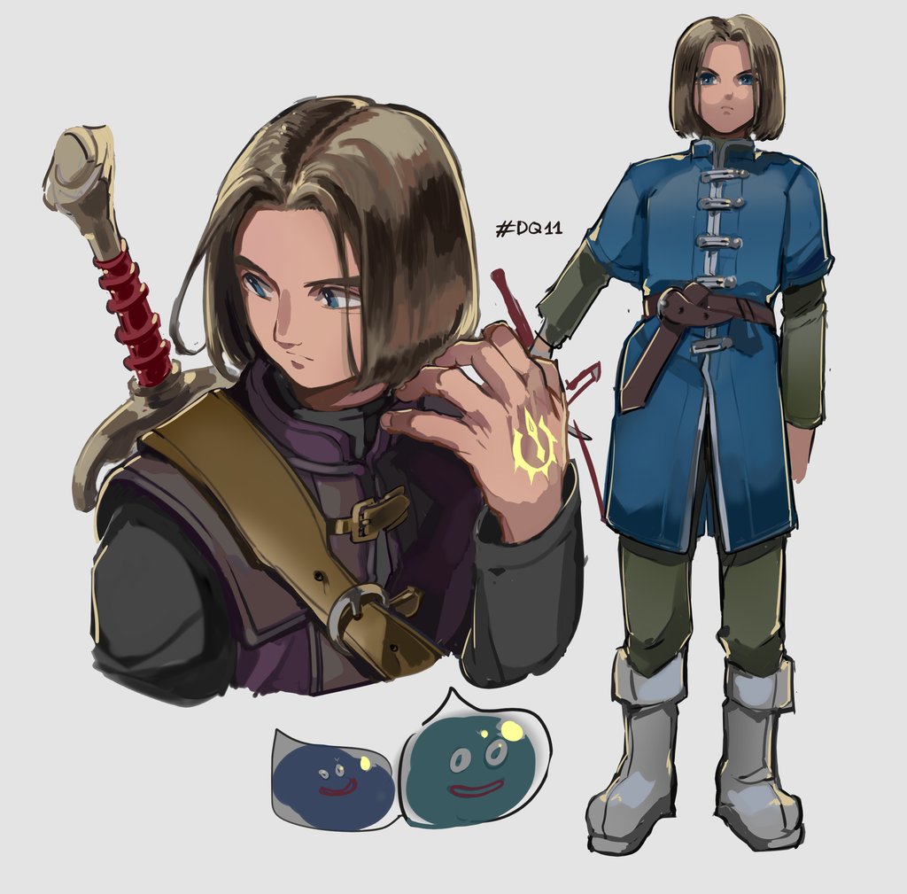 Twitter 上的DRAGON QUEST："It's #FanArtFriday featured fan art includes multiple views of our #DQXI hero illustrated by @kohiu_! # DragonQuest https://t.co/G3ZldNcy5l" / Twitter