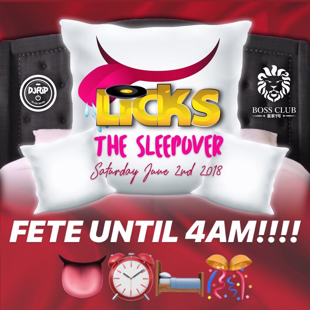 You better find the stamina because all parkups will be televised 😂😂😂 #LICKSFETE IS GOING UNTIL 4AM! RT to save a life!!!! 🚨🚨🚨🚨🚨🚨🚨🚨🚨👅👅👅👅👅👅