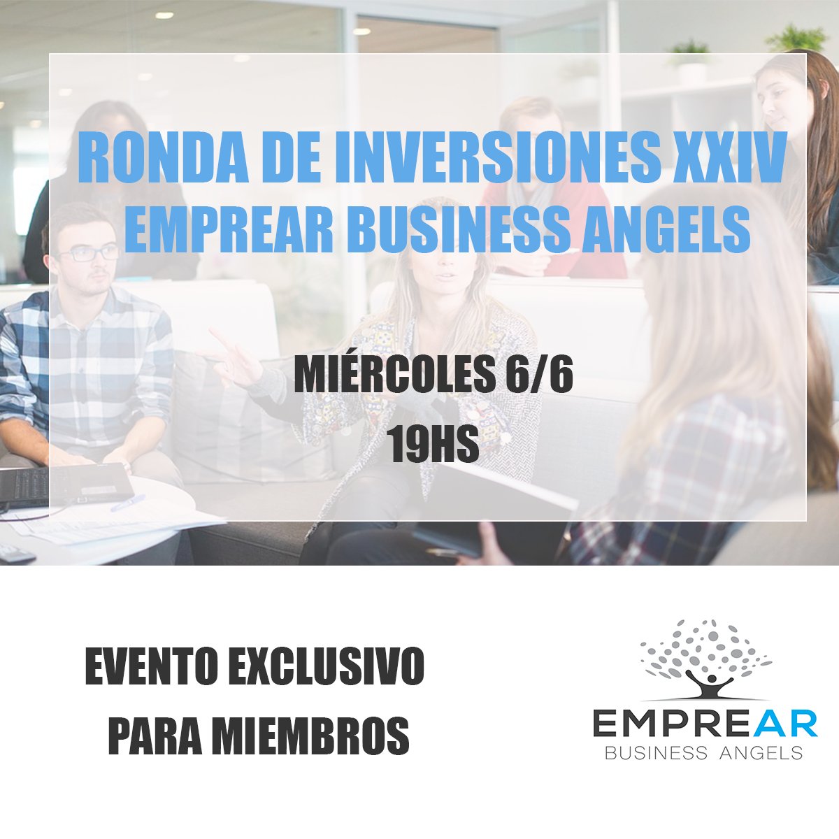 ¿Buscás invertir en startups de alto potencial y convertirte en un Inversor Ángel?

El 6/6 se realizará la XXIV edición de ronda de inversiones de EMPREAR Business Angels. Contactános a eba@emprear.org.ar para asistir a la ronda exclusiva.