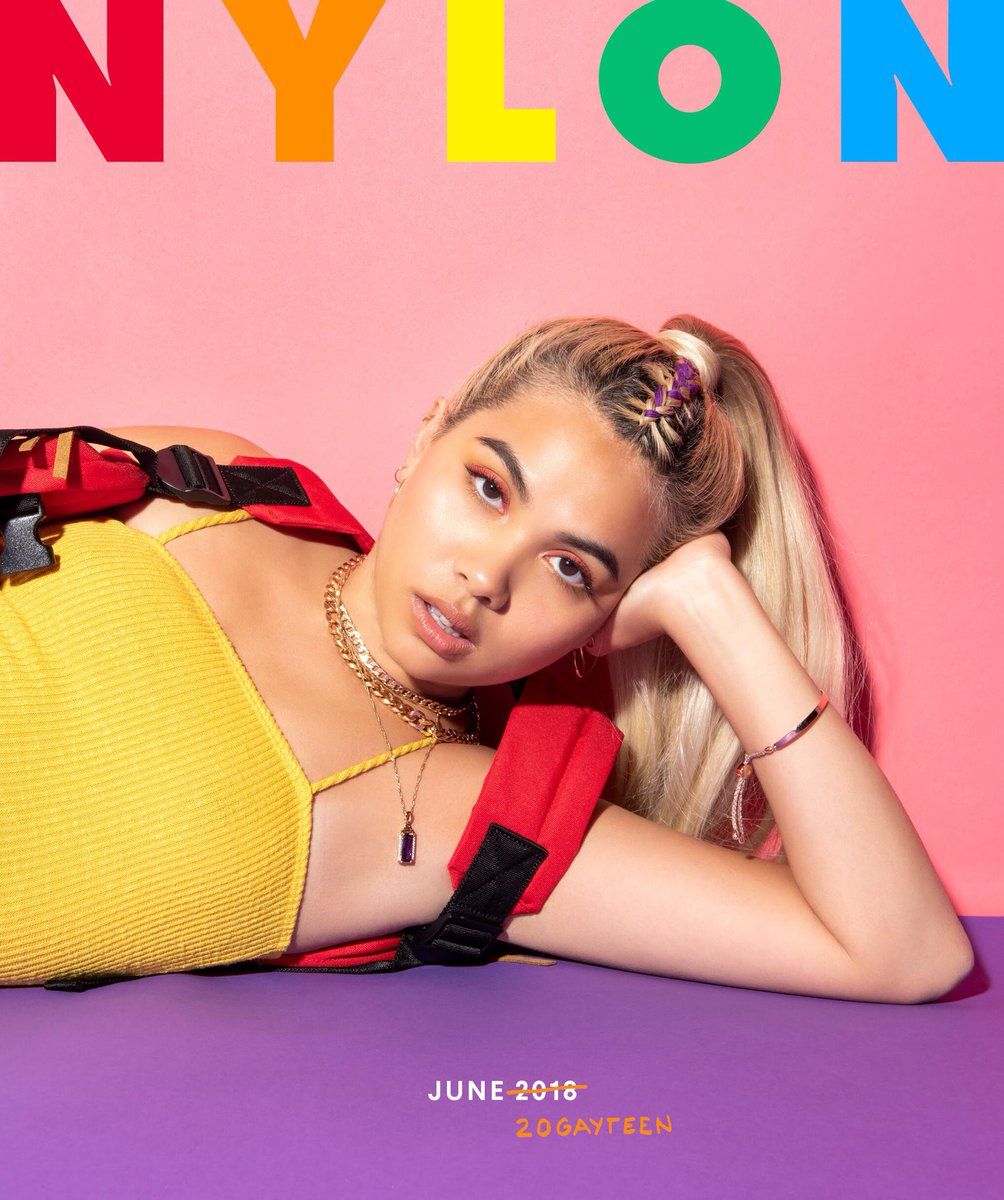 HAPPY PRIDE MONTH! WE ARE ON THE COVER OF NYLON FOR THEIR FIRST EVER PRIDE ISSUE I AM DYING . OUR FIRST COVER 😭😭😭😭😭😭😭😭😭 nylon.com/articles/hayle…