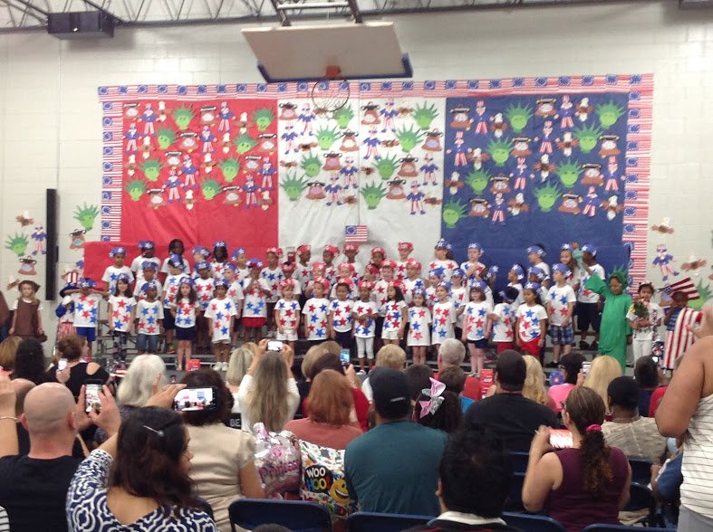 Bean_school's tweet photo. Kindergarten had a great Symbols of America show today. Great job Kindergarten students and staff for putting on such a wonderful performance! #kindergartenshow #beanschool #usa https://t.co/9L8qtzjb0c