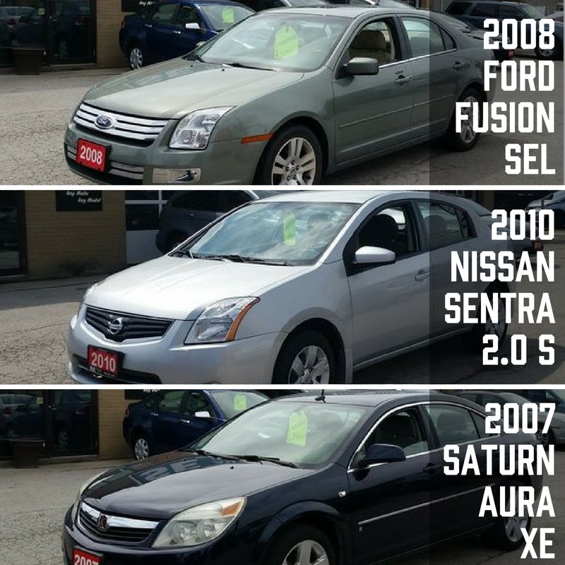 SEAutoOakville's tweet photo. We've always got a great selection of fantastic #preowned #vehicles here at #SEAuto! All three of these have recently been around the SE Auto shop - which is your favourite? #UsedCars #Car #CarLover #Cars #Oakville https://t.co/jNdQZXPnkt
