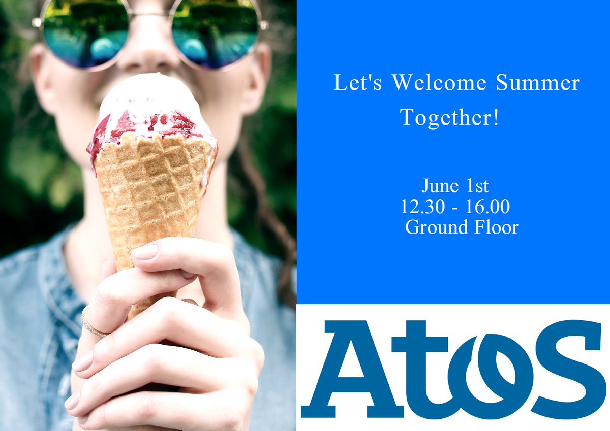 Saluting June the right way! 🍦
Today, <a href="/Atos/">Atos</a> Greece enjoyed a "yummy" ice cream, in order to #WelcomeSummer!
