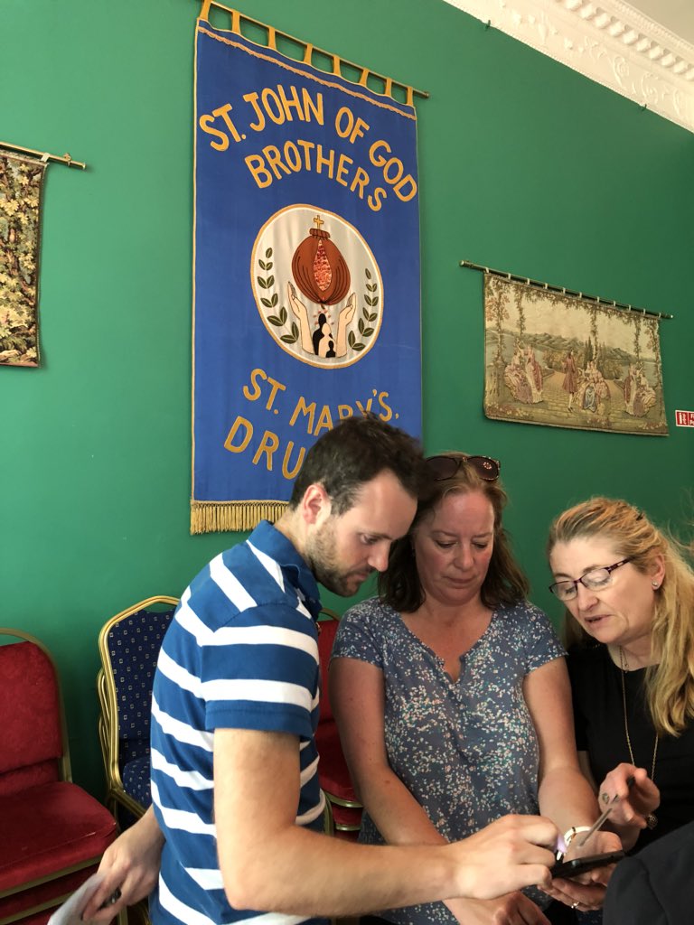 waytoB_'s tweet photo. Today we started a #waytoB trial in St. John of God North East Services, with 5 new pairs of testers. Everyone seemed to have fun going on a few test routes. We’re excited to see how they get on during the next 3 months!
#a11y
#UserCenteredDesign
#AssistiveTechnology https://t.co/J8SkJesJ2A