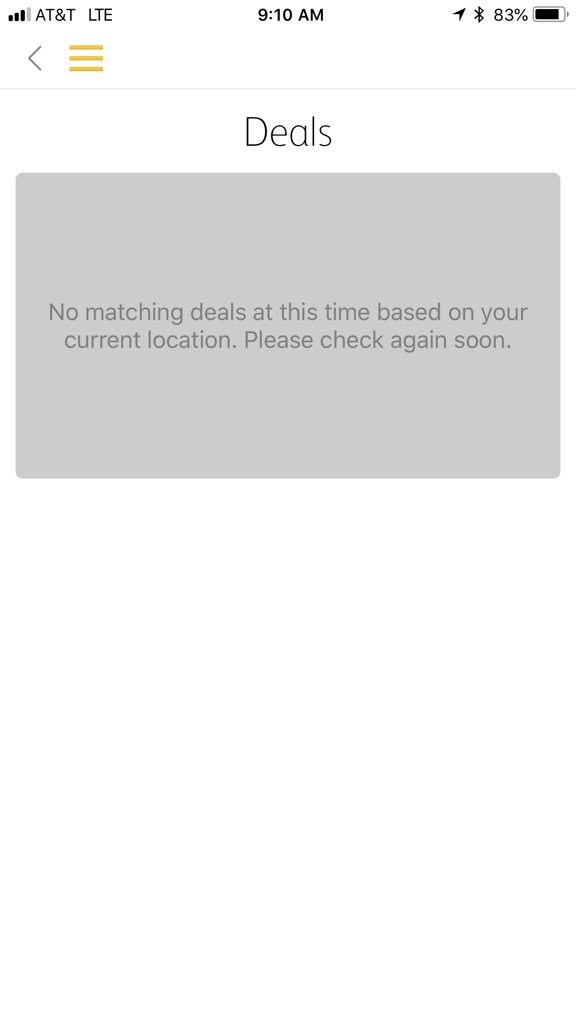 TNicoleFlo's tweet photo. @McDonalds what’s going on with your app? Why are there no deals? 😩😩😩 #helpme #imlostwithoutmydeals https://t.co/EaqOHm3qGf