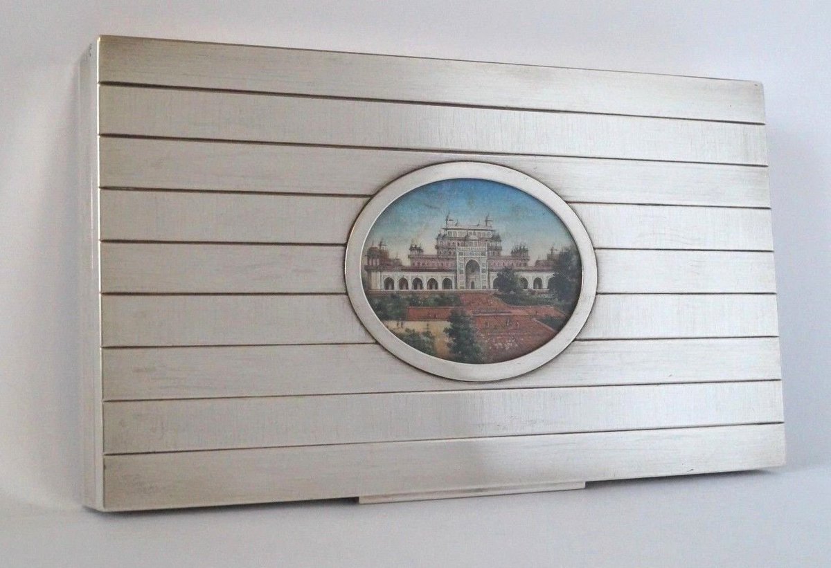 SimplyCLtd's tweet photo. Vintage Indian Colonial Silver Cigarette Box With Hand Painted Panel...
#silver #vintage #collect #cigar #cigarettes #collectables #silverfind #ebay #ebayseller #BuyItNow or #BestOffers #handpainted
https://t.co/sjfuVWlJ9J via @eBay_UK https://t.co/wvGvJwhIYw