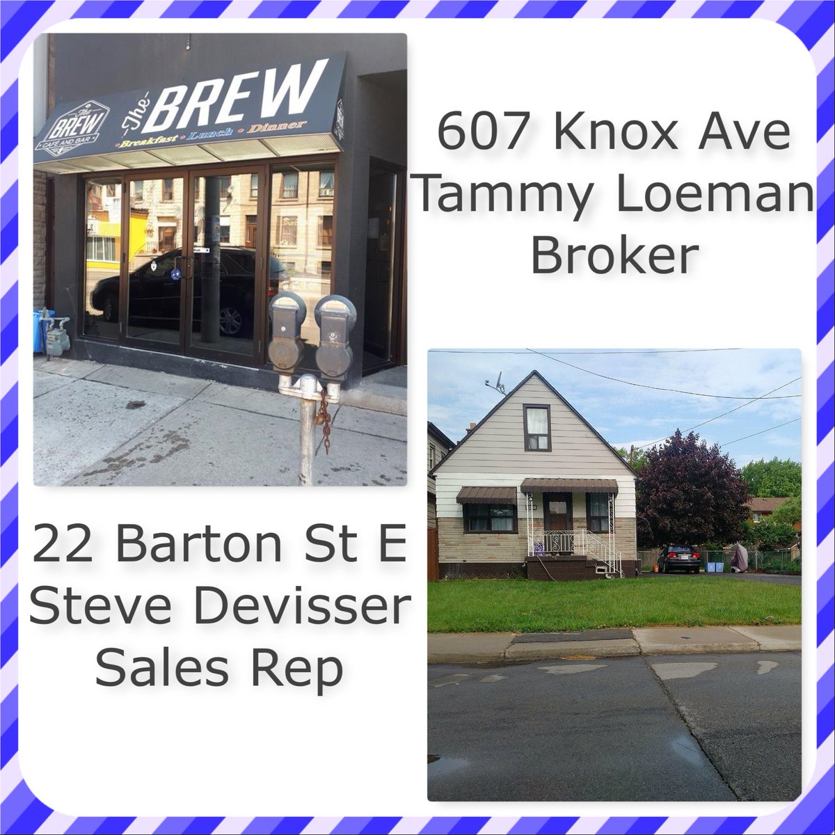 We have 2 new listings! The Brew for our #smallbusiness friends, and 607 Knox that sits on a DOUBLE-WIDE lot! Give us a call to book your viewing before these great #listings are gone 289-389-2323 #hamont #hamiltonrealestate #commercialrealestate #mycity❤️ #hamiltonishome💙