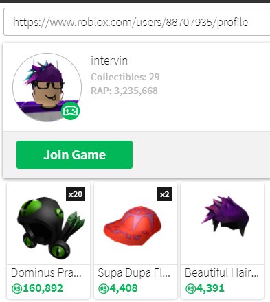 Robloxmuff On Twitter 20 Dominuses - intervin roblox