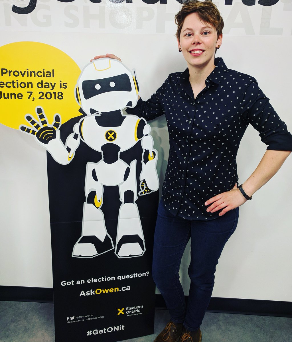 VoteForsythe's tweet photo. Visited Fanshawe College and the Fanshawe Student Union this morning for an interview and to speak to students about the importance of getting out to vote! We all know there's a lot at stake in this election, that's why the choice is clear: #CareOverCuts #VoteForsythe #EML https://t.co/n5CnA8E4X0