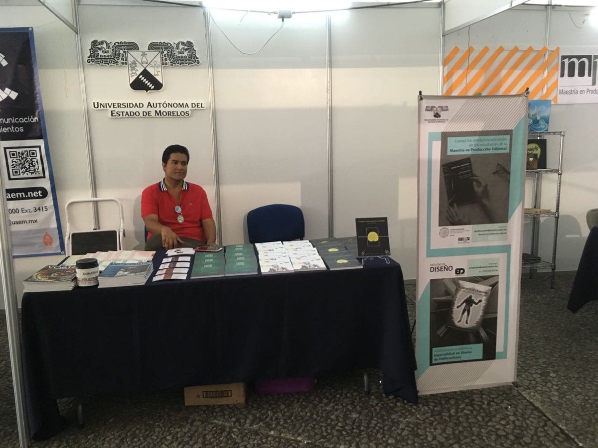 EdicionesUAEM's tweet photo. Ya está listo nuestro estand en la @FILCuernavaca @uaemorelos @BibliotecaUAEM @PatronatoUAEMor @prensauaem @InformacionUAEM @radiouaem #UAEM #Morelos #PresenciaEditorial #EdicionesUAEM https://t.co/GCNlxq9drR