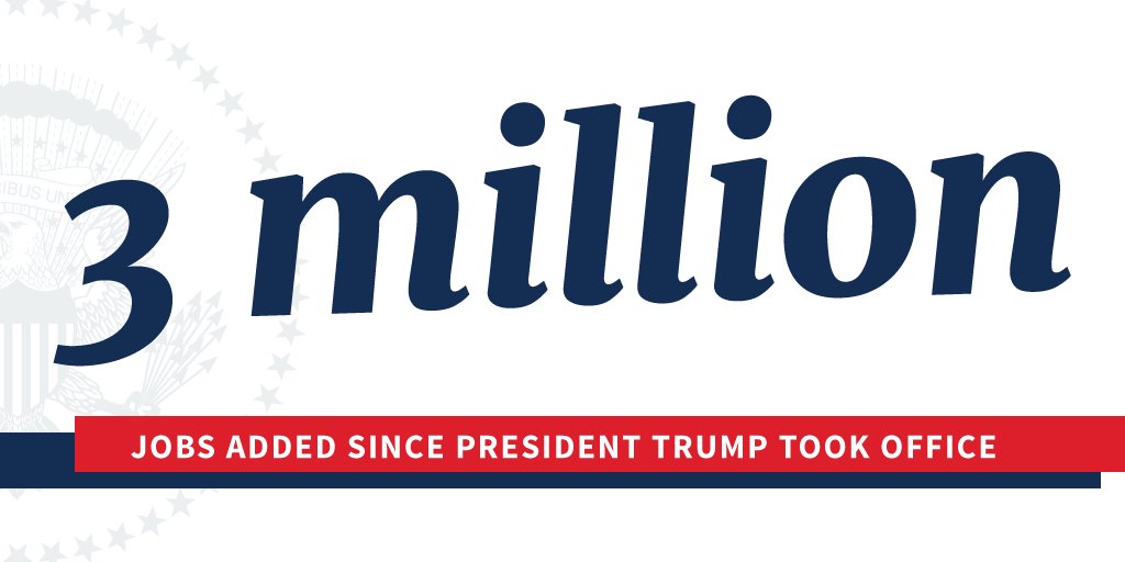 WhiteHouse45's tweet image. President Trump continues to bolster job creation and a thriving economy with pro-labor, economic policies: 45.wh.gov/jjcRnj