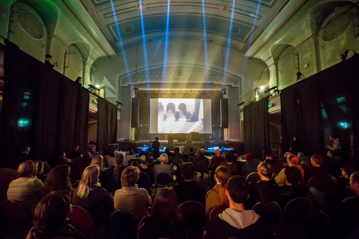 hiddendoorarts's tweet photo. Pics from last night's screening of Dr Caligari. We've got more tonight as Edinburgh’s foremost instrumental inventors @SinkMusic provide an original live soundtrack to "Man with a Movie Camera", a "towering behemoth of cinematic expression" https://t.co/LESas9qg66 #HiddenDoor https://t.co/rsMVnkOd2i