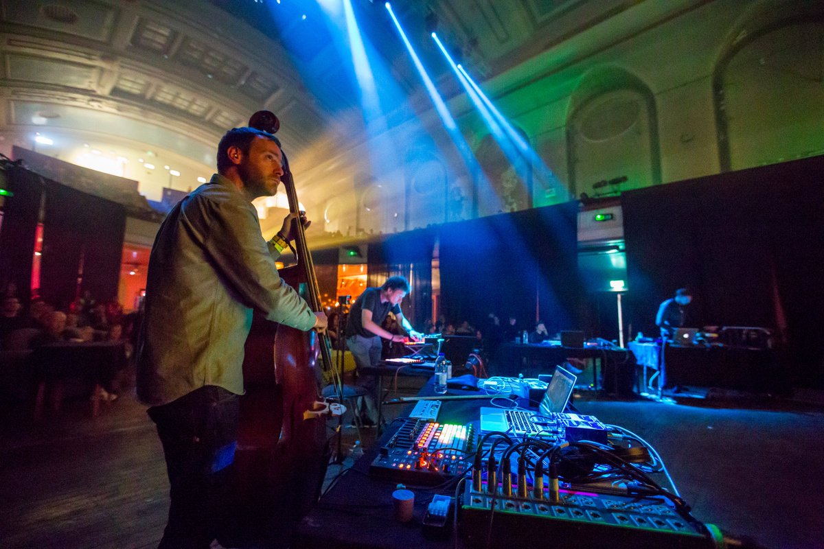 hiddendoorarts's tweet photo. Pics from last night's screening of Dr Caligari. We've got more tonight as Edinburgh’s foremost instrumental inventors @SinkMusic provide an original live soundtrack to "Man with a Movie Camera", a "towering behemoth of cinematic expression" https://t.co/LESas9qg66 #HiddenDoor https://t.co/rsMVnkOd2i