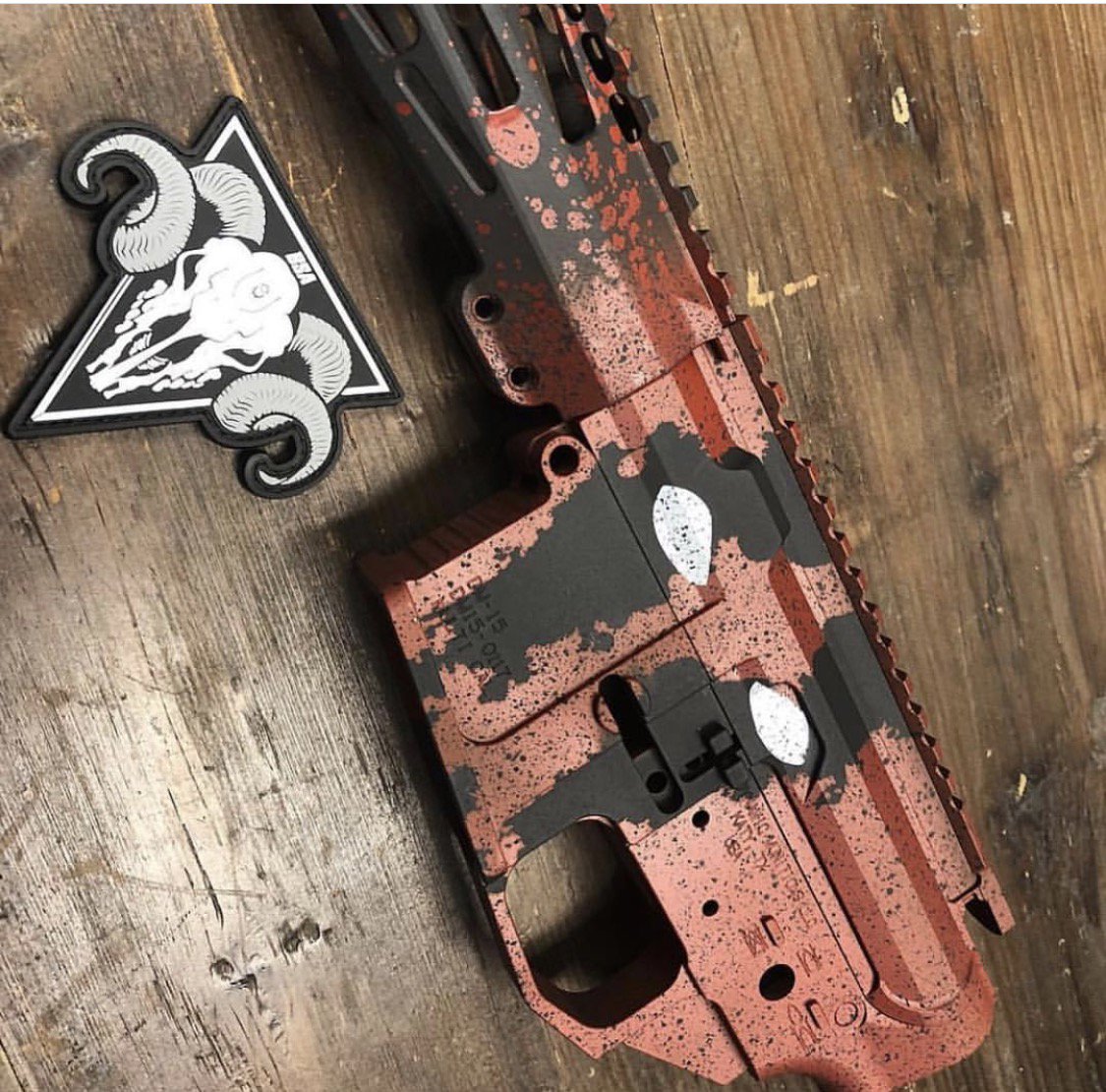 DynamicMunition's tweet photo. “Bloodeyes” builder set at Dynamic Munitions 
#2a #ar15 #houston #texas #gun #katy https://t.co/8O83BDgJAk