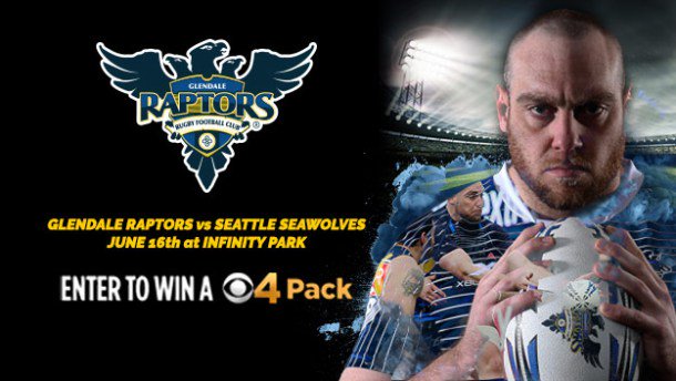 CBS4Community's tweet image. There's only one day left to enter the CBS4 Pack Giveaway Contest for tickets to see the @glendaleraptors vs. @SeawolvesRFC at Infinity Park on June 16th! Enter NOW to win! denver.cbslocal.com/cbs4-glendale-…