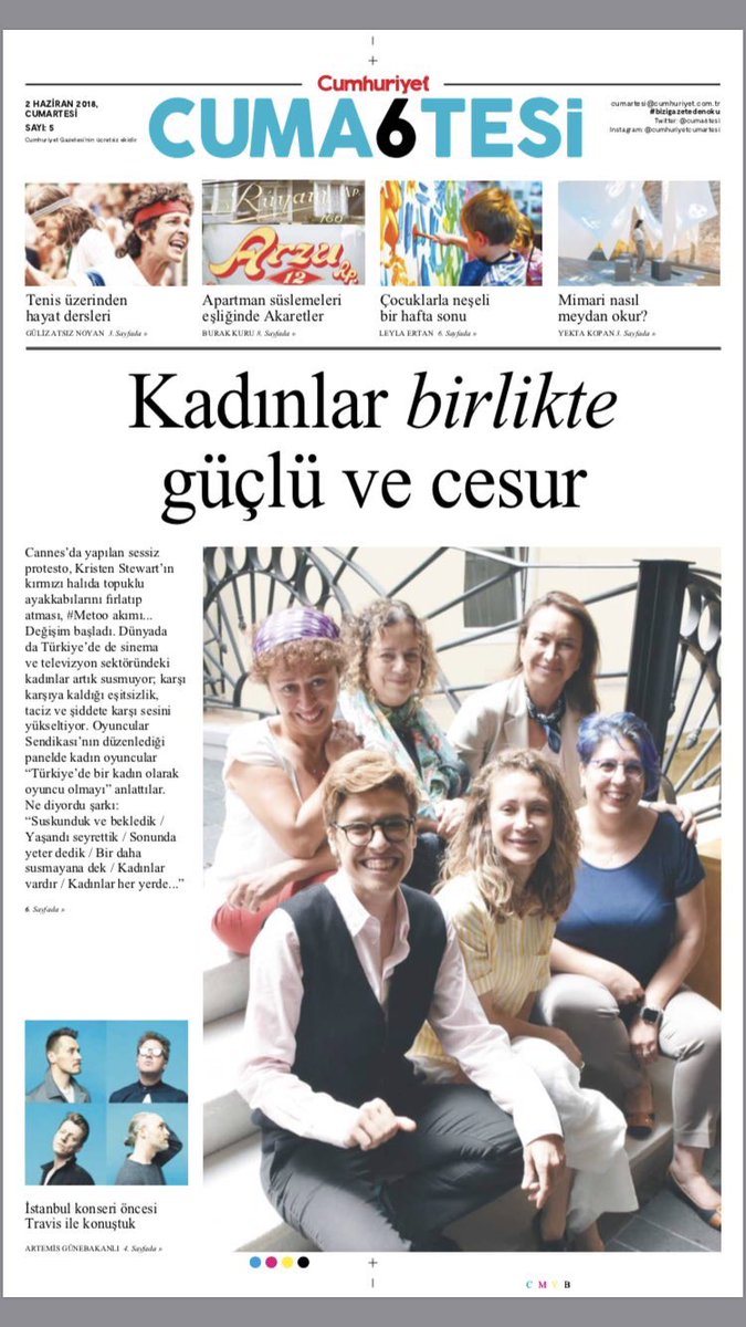 Oyuncu Sendika organizasyonuyla gerçekleşen panelin detayları yarın Cumhuriyet <a href="/cuma6tesi/">CumhuriyetCuma6tesi</a> ekinde 🎈