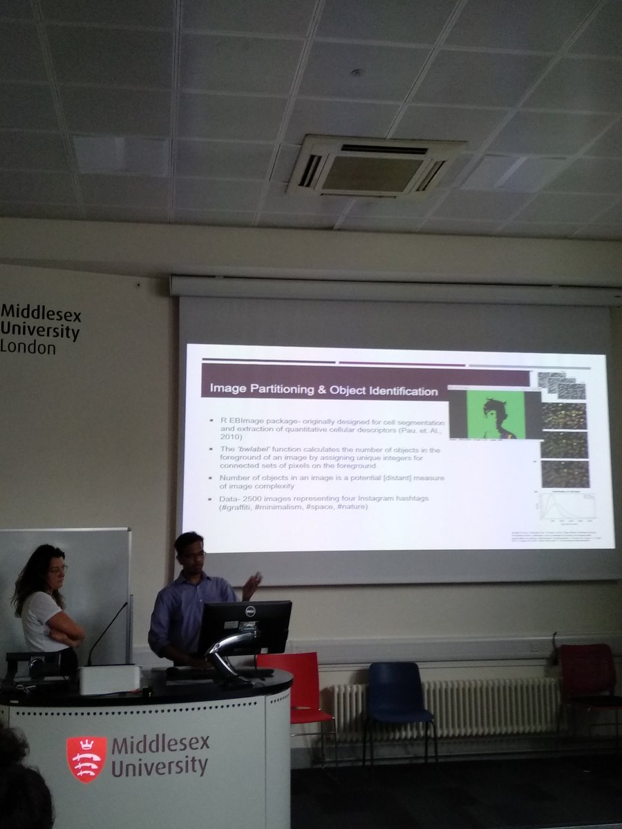 theodoridiskos's tweet photo. Chamil Rathnayake and @irisflying looking image partitioning and virtual complexiry! #mdxinstaconference https://t.co/3foFzF0Mjc