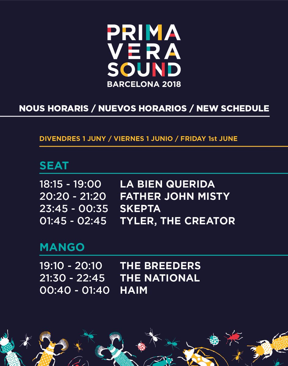 Primavera_Sound's tweet image. We regret to inform that Migos will not perform at Primavera Sound. The members of the band have missed their flight to Barcelona, in their spot we are pleased to announce that Skepta, the king of grime, joins the festival’s lineup. #PS18

+INFO: primaverasound.com/noticiaSingle?…