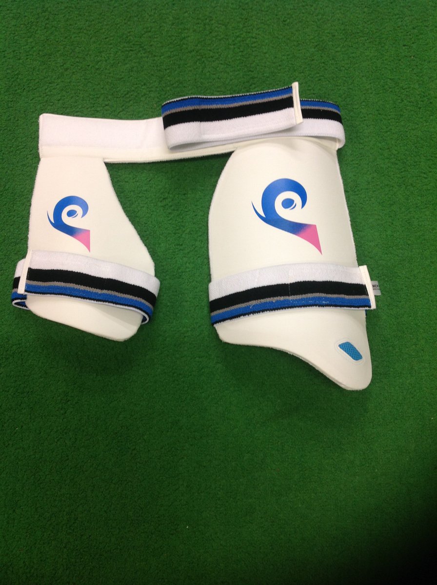 RobPackCricket's tweet photo. New thigh pads in store now! #Blueroom #Whackit #RPCricket https://t.co/g3J6q1aYzL