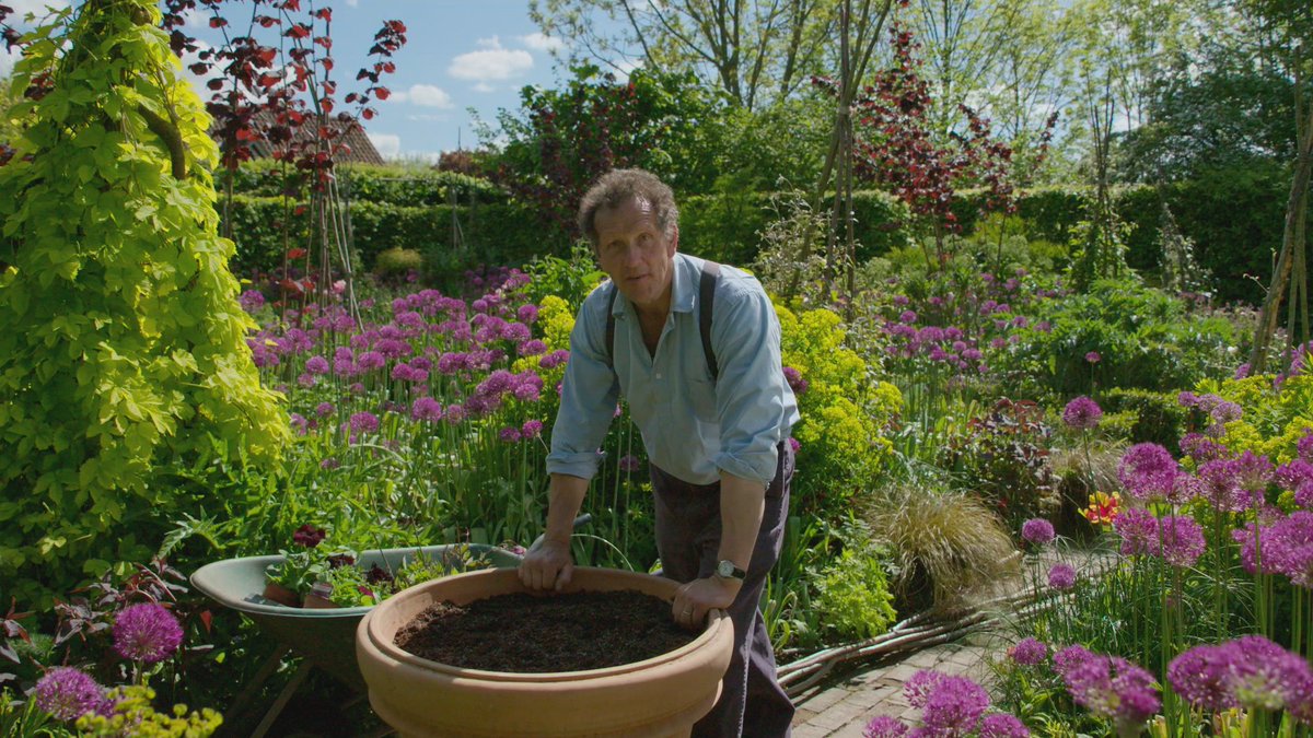 If you're planning on planting up your summer pots this weekend, then  #GardenersWorld is a must tonight! See you at 8.00pm on the dot 😎