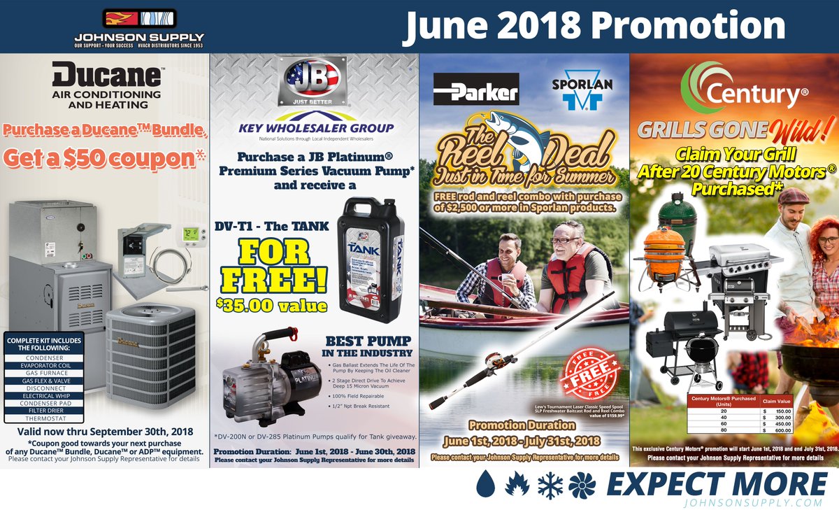 JohnsonSupply's tweet photo. Hurry up on this limited time offer. Visit your local Johnson Supply location for details! 💵💲💲💲💲 https://t.co/zEkYkeh30a