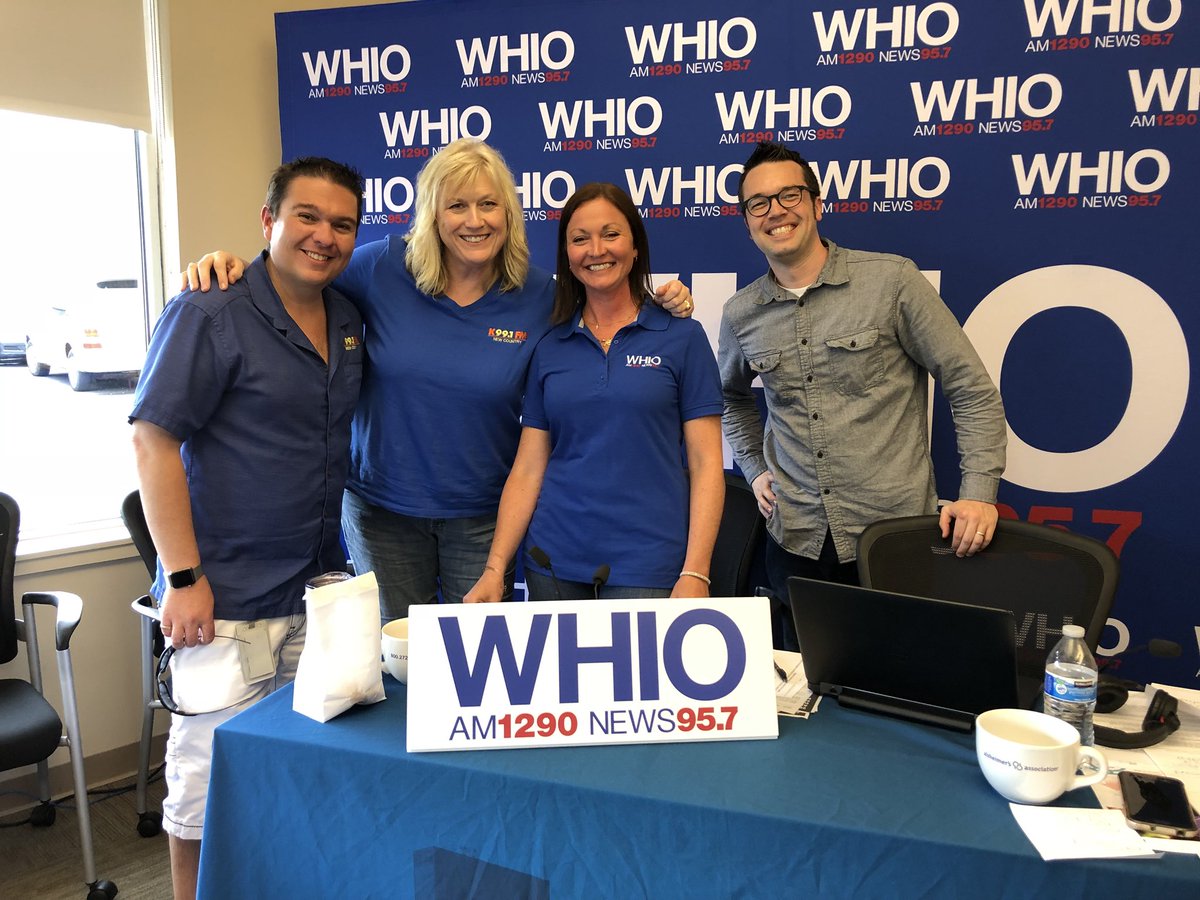 Look who joined us on-air? <a href="/nancywilson62/">Nancy Wilson</a> and <a href="/FryeGuyOH/">Frye Guy</a> from <a href="/k99online/">K99.1FM</a>!