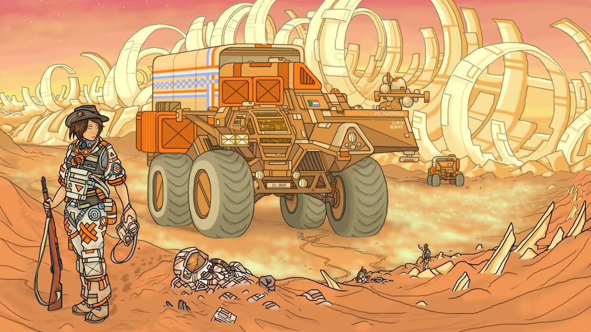 BBIgames's tweet image. Check out this weeks awesome @HomeworldGame #DesertsofKharak fan art by @AidanSteele4 and CCC for #FanartFriday