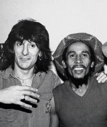 Ron Wood Happy Birthday ,, here with Bob Marley .. Ronnie lovely guy  