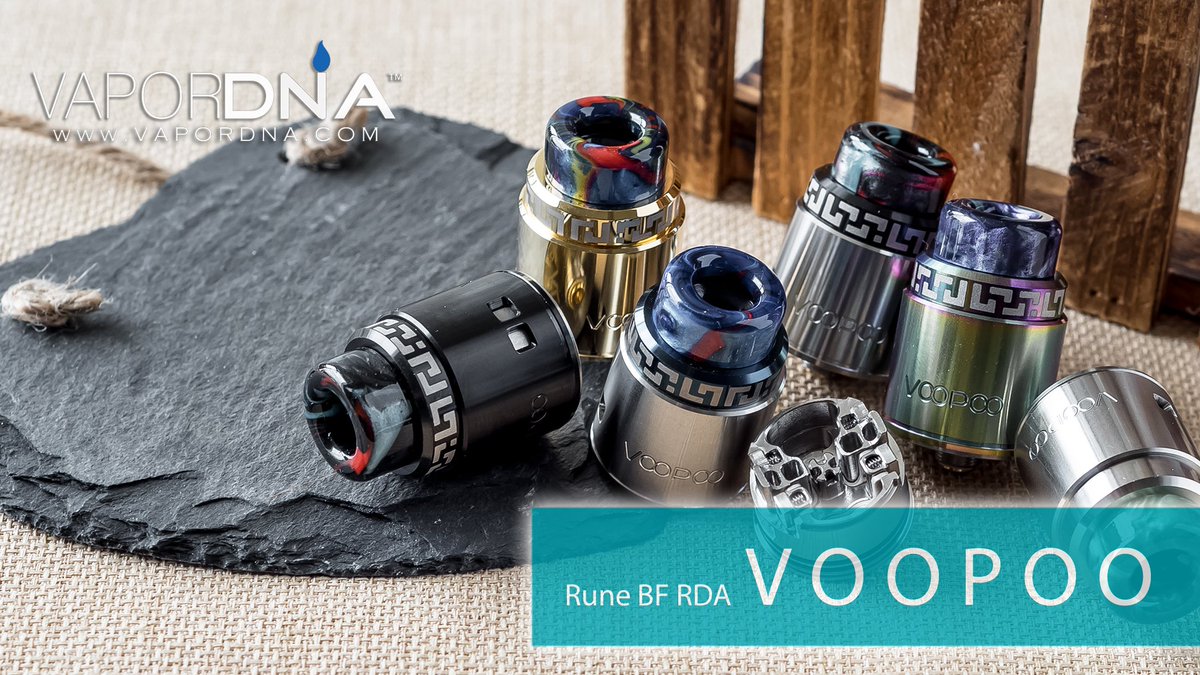 vapordna's tweet photo. Get Ready To Explore The Mysteries With The All New Rune BF RDA By VooPoo
~~~
Shop Today: https://t.co/m3msTs30uF
_______
#VooPoo #RuneRDA #VapePorn #VapeLife #CaliVape #SocalVape #IMPROOF #QuitSmoking #AllDayVape #Vape #Ecig #SouthBay https://t.co/xHMqLqc9Ag
