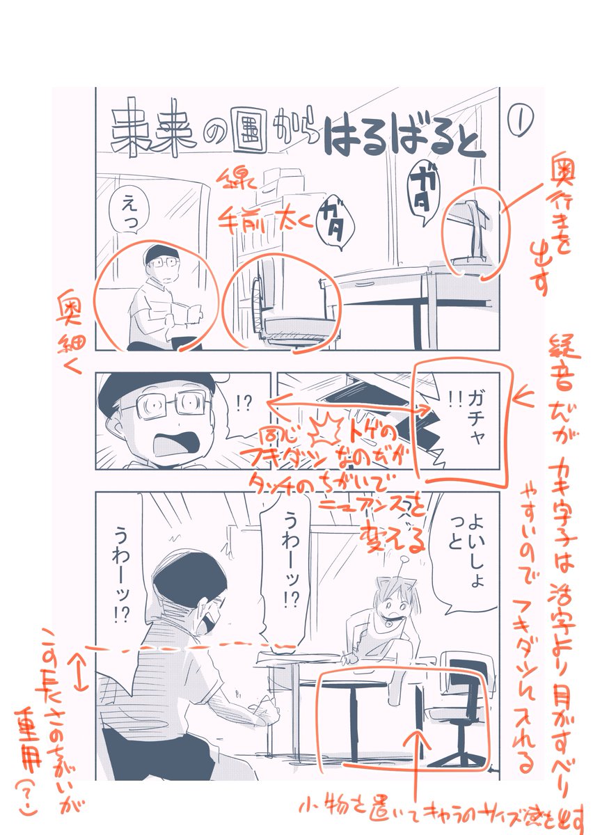 明日から使える漫画技法（嘘） 