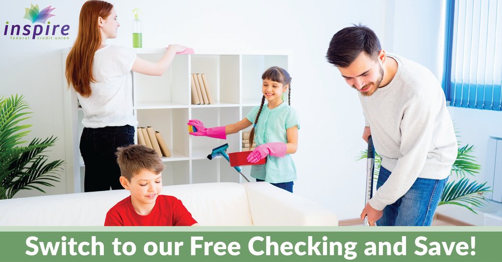 InspireFCU's tweet image. We've got really free checking products! Yes..REALLY free! Visit buff.ly/2IcSDmZ to see which account is right for you! #freechecking #checkingaccount #cu #cudifference #save