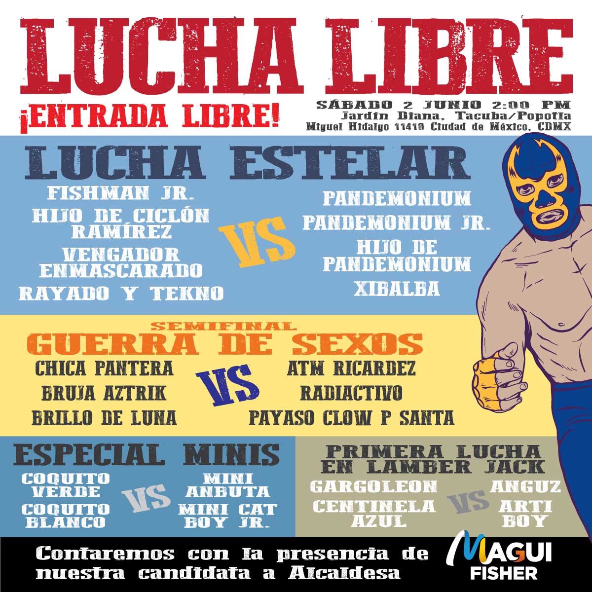 #Azcapotzalco #LuchaLibre #Gratis