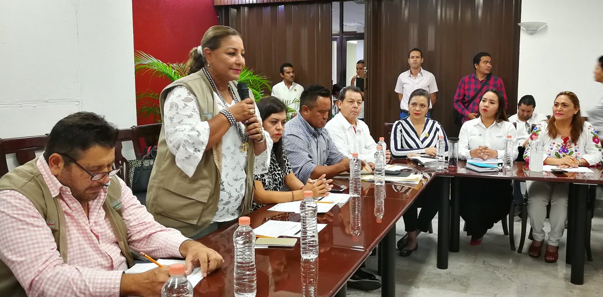 Sedesol_QRoo's tweet photo. En este momento se desarrolla la Reunión Extraordinaria de la @ENI_QROO la delegada @RosarioOY dio la bienvenida a los integrantes de la mesa, representantes de instituciones federales, estatales y municipales de #QuintanaRoo https://t.co/35kpKle8oz