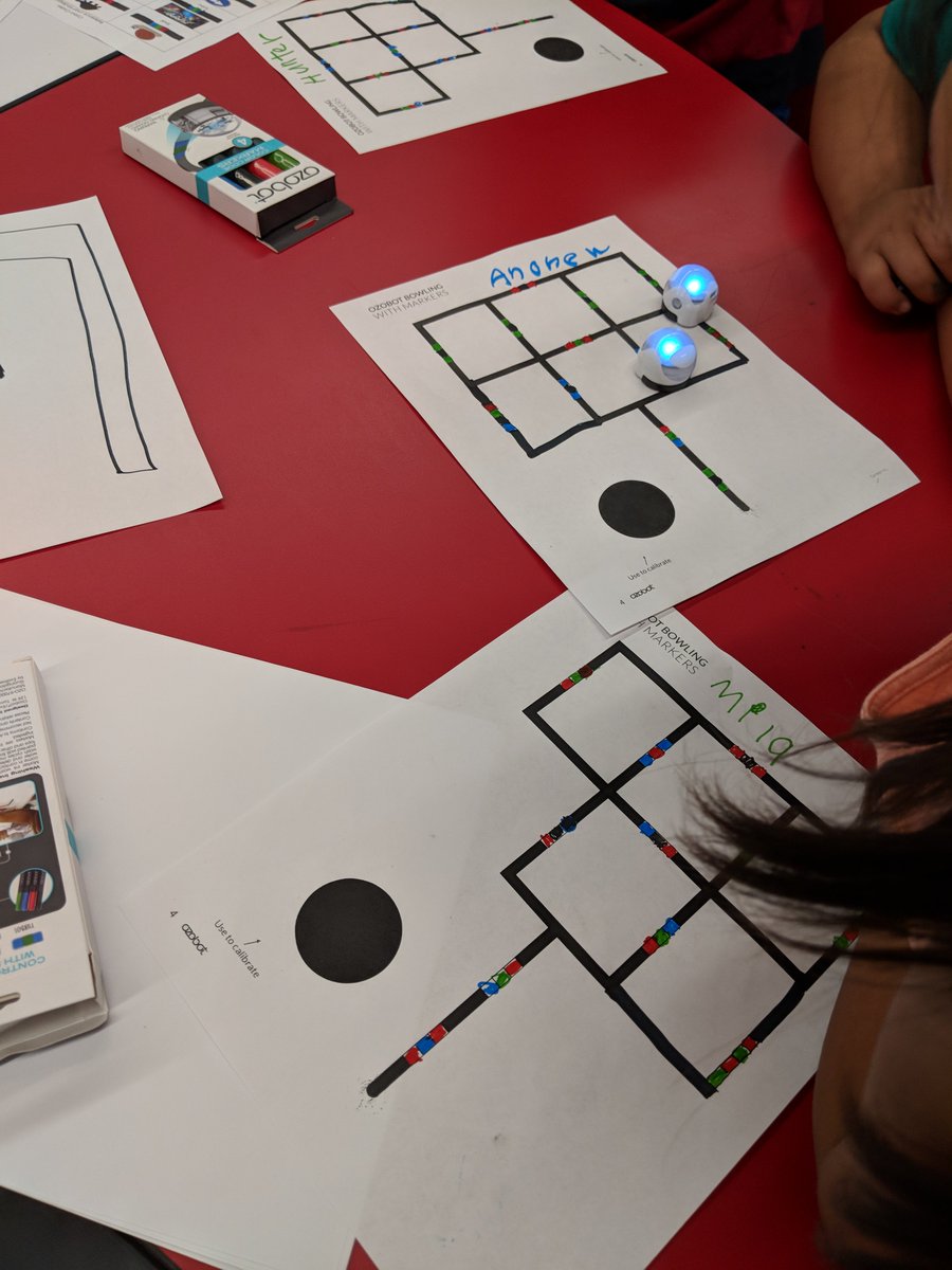 noelle_pepin's tweet photo. Grade 1/2  Exploring coding with the OZObots. Asking questions and testing. https://t.co/09jKVtJ55x