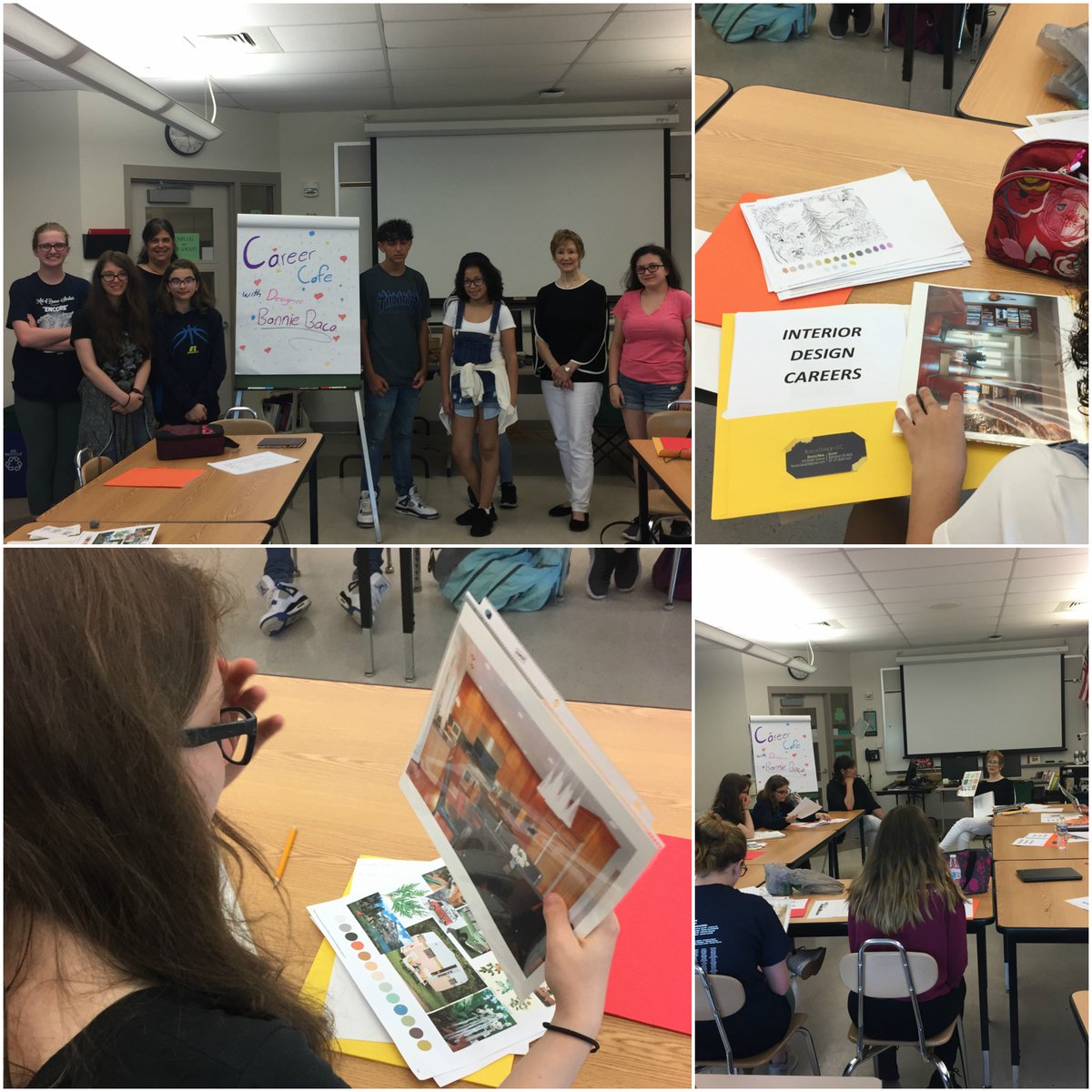 NortheastReads's tweet photo. And that's a wrap on our Career Cafes! In the month of May, 8th grade students learns about careers in computer science, construction, medicine, psychology, and design. Thank you to everyone that shared their expertise and passion! https://t.co/rhHHYUfB9M