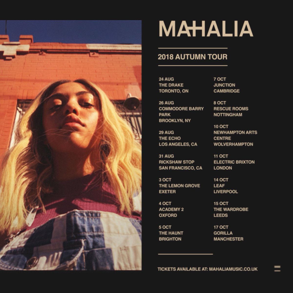 Image result for mahalia seasons tour gorilla