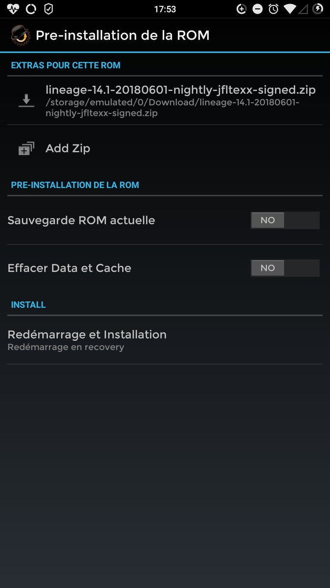 OunafFanou's tweet image. @LineageosRom 🙃
#LineageOS 
#Nougat 
#RomManager 
#RootCheck 
#TWRP 
#GalaxyS4