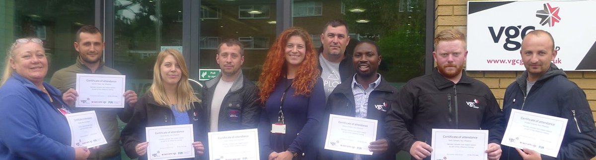 VGCGroup's tweet photo. Michelle, Leontin, Chantal, Catalin, Kim, Gheorghe, Solomon, Josh and Arcadie - @KimMcGinty ran a #FIR session as part of #KeyInfluencer #BeSafe training this week @Fir4us #FairnessInclusionRespect https://t.co/qCWr538p0u