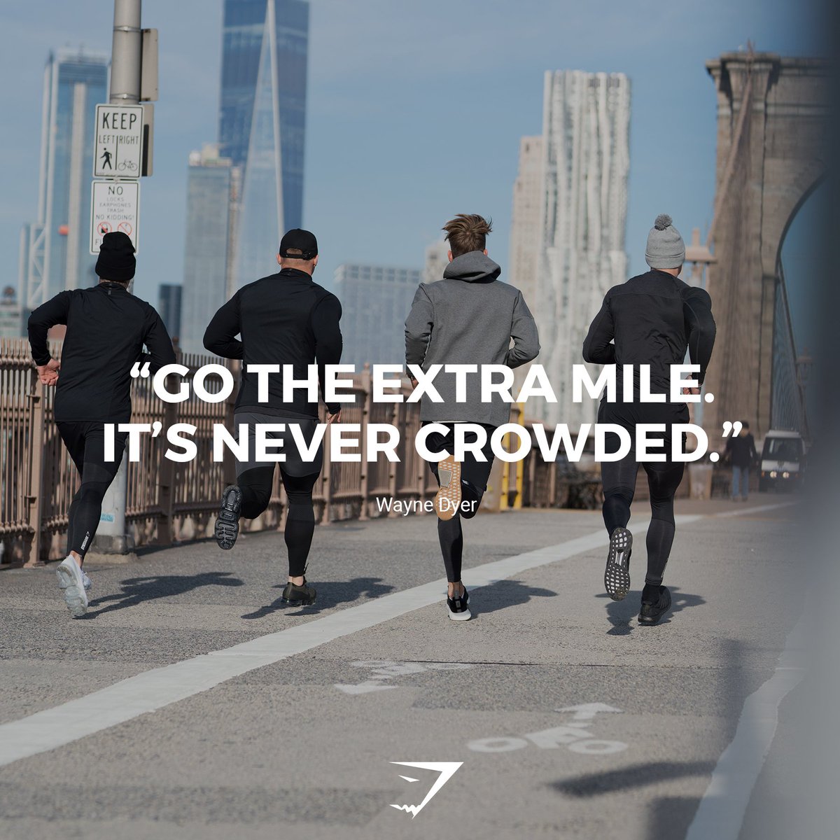“Go the extra mile. It’s never crowded.” 

#ThursdayThoughts
