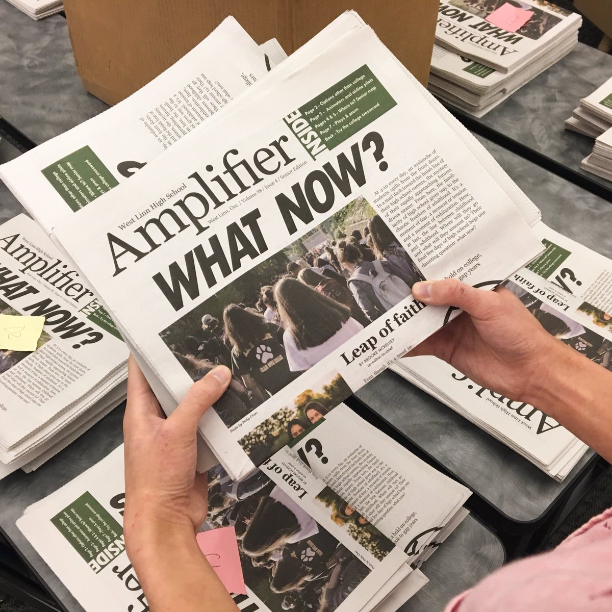 Senior edition 2018 is here! Look for it in your fourth period class.

Photo by <a href="/MatildaMilner/">Matilda Milner</a>