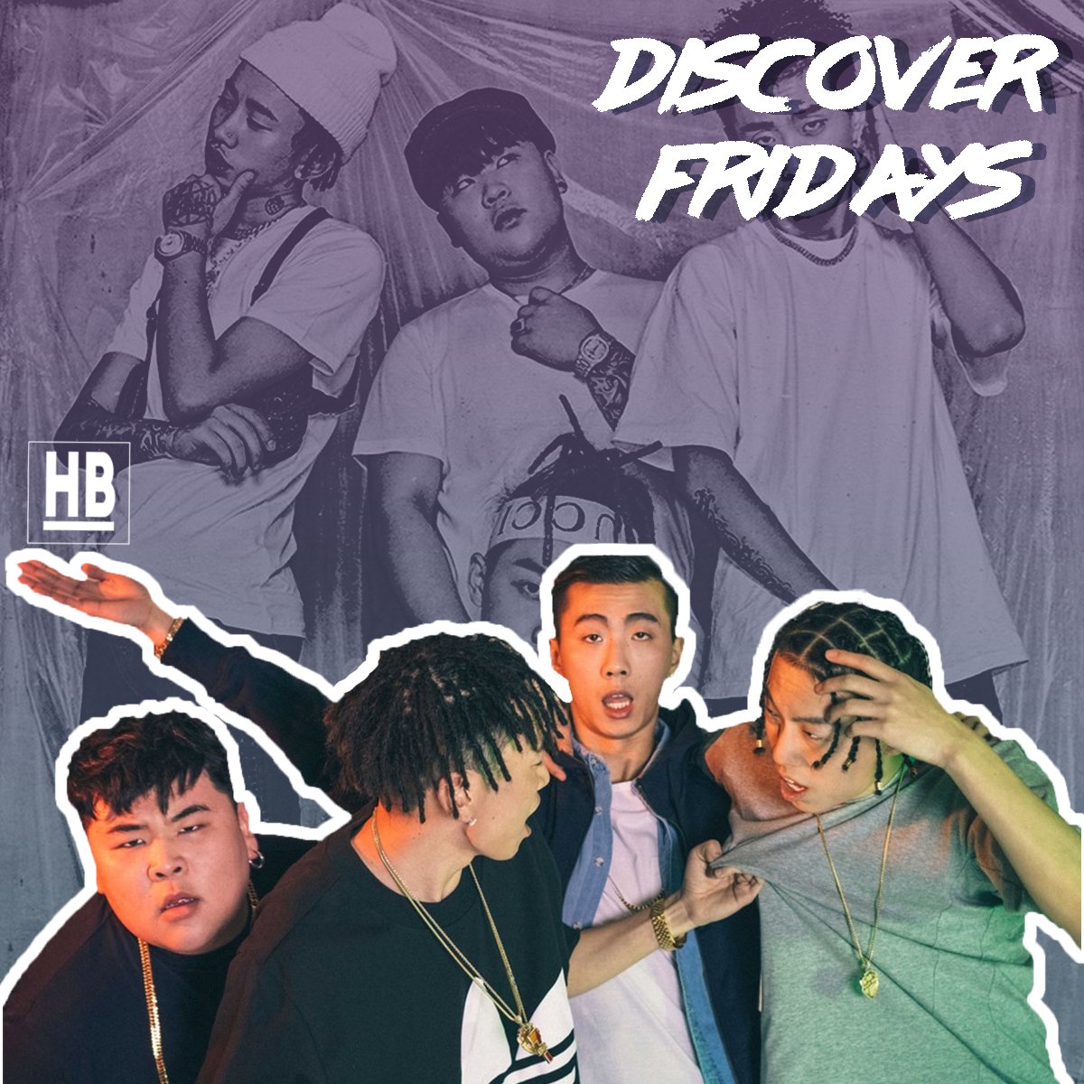 HMTAUX's tweet photo. Having trouble keeping up with all the new music that's been dropping lately? We got you covered. Tune into this week's #discoverfriday playlist featuring the legendary @HigherBrothers as the theme! Let us know your favorite songs! https://t.co/nBa0Qe7Ta9 https://t.co/7igBjNLCRf